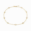 Valencia Delicate Station Necklace - Mother of Pearl-Julie Vos-Renee Taylor Gallery