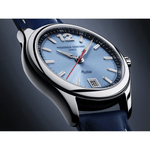 Vintage Healey Rally Automatic Stainless Steel Light Blue Dial Watch – FC-303HLBN3B6-Frederique Constant-Renee Taylor Gallery