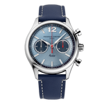 Vintage Rally Healey Chronograph Men’s Automatic Light Blue Dial Watch – FC-397HLBN5B6-Frederique Constant-Renee Taylor Gallery