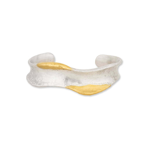 Wavy Fusion &diamond Cuff,narrow by Lika Behar