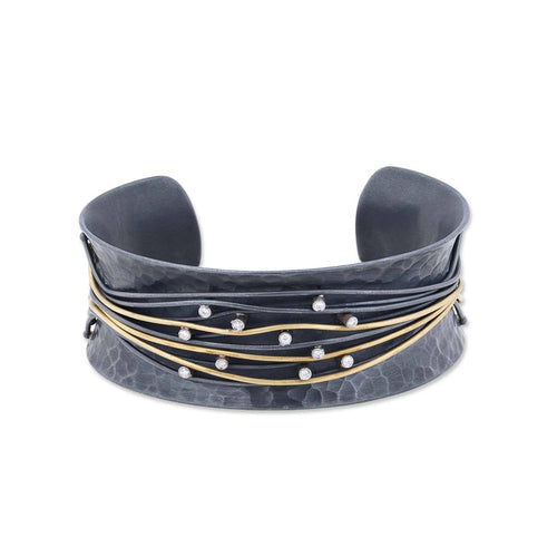 Wiredance Cuff with Diamond by Lika Behar