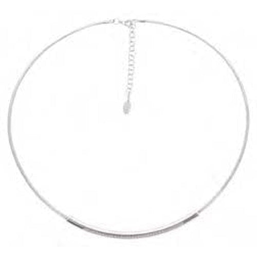 DNA Spring Necklace w/Diamond Bar Rhodium - WDNAG883-Pesavento-Renee Taylor Gallery