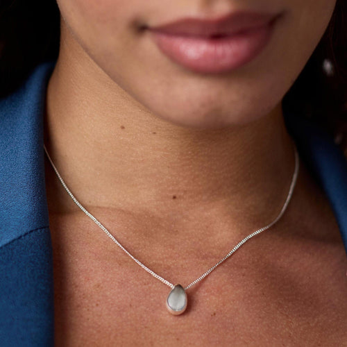 Wave Delicate Silver Necklace - N532S00-Julie Vos-Renee Taylor Gallery