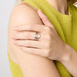 Wave Ring-Silver - R228S00-Julie Vos-Renee Taylor Gallery