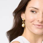 Wave Tier Earrings-Pearl - ER989GPL00-Julie Vos-Renee Taylor Gallery