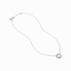 Wave Circle Delicate Necklaceilver - N531S00-Julie Vos-Renee Taylor Gallery