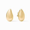 Wave Clip-Earrings Gold - CP116G-Julie Vos-Renee Taylor Gallery