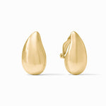 Wave Clip-Earrings Gold - CP116G-Julie Vos-Renee Taylor Gallery