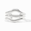Wave Cuff Silver - C132S00-Julie Vos-Renee Taylor Gallery