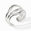 Wave Cuff Silver - C132S00-Julie Vos-Renee Taylor Gallery