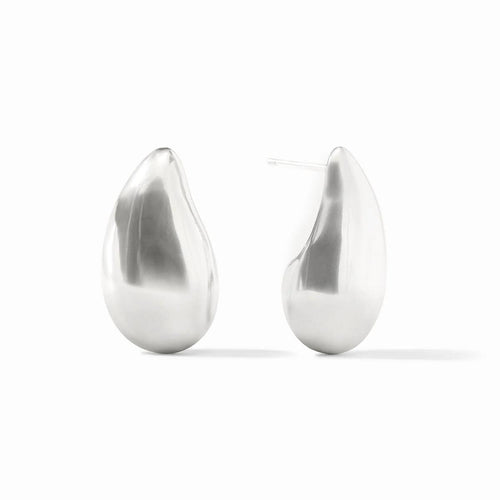 Wave Silver Earrings - ER986S-Julie Vos-Renee Taylor Gallery
