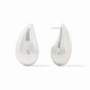 Wave Silver Earrings - ER986S-Julie Vos-Renee Taylor Gallery