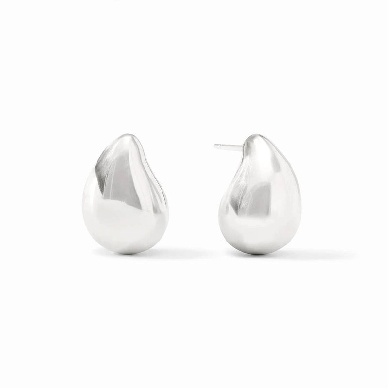 Wave Silver Earrings - ER986S-Julie Vos-Renee Taylor Gallery