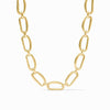 Wave Link Necklace-Gold - N537G00-Julie Vos-Renee Taylor Gallery