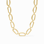 Wave Link Necklace-Gold - N537G00-Julie Vos-Renee Taylor Gallery