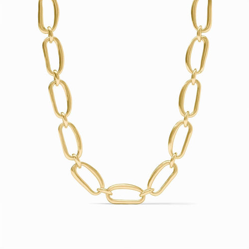 Wave Link Necklace-Gold - N537G00-Julie Vos-Renee Taylor Gallery