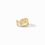 Wave Gold Ring - R228G00-Julie Vos-Renee Taylor Gallery