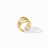 Wave Gold Ring - R228G00-Julie Vos-Renee Taylor Gallery