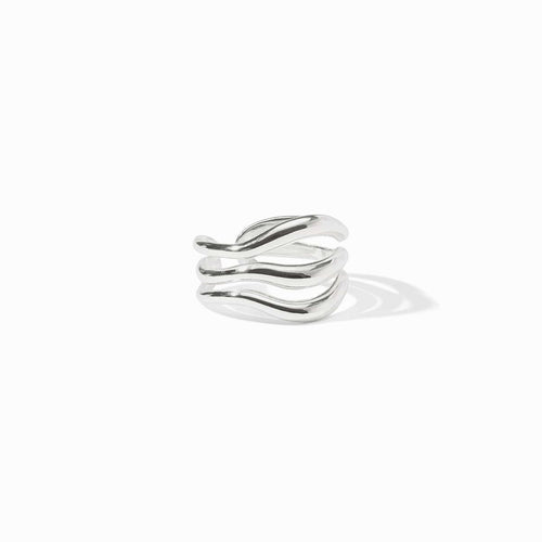 Wave Ring-Silver - R228S00-Julie Vos-Renee Taylor Gallery