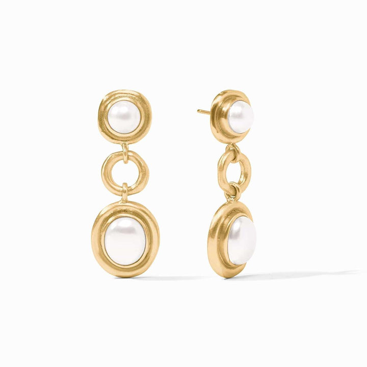 Wave Tier Earrings-Pearl - ER989GPL00-Julie Vos-Renee Taylor Gallery
