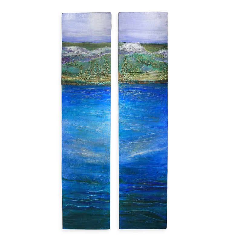 "Winds Adrift" Diptych-Jan Sitts-Renee Taylor Gallery