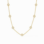 Windsor Delicate Station Necklace-Pave Cubic Zirconia - N596GPCZ00-Julie Vos-Renee Taylor Gallery