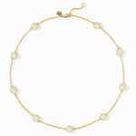 Windsor Delicate Station Necklace-Pave Cubic Zirconia - N596GPCZ00-Julie Vos-Renee Taylor Gallery