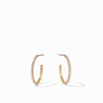WIndsor Gold Crystal Hoop Earrings - HP059GCC-Julie Vos-Renee Taylor Gallery