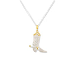 Yee-haw Pendant Gsild with Diamond by Lika Behar