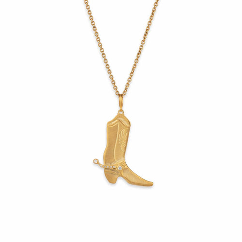 Yee-haw Pendant 22KG, Diamond by Lika Behar
