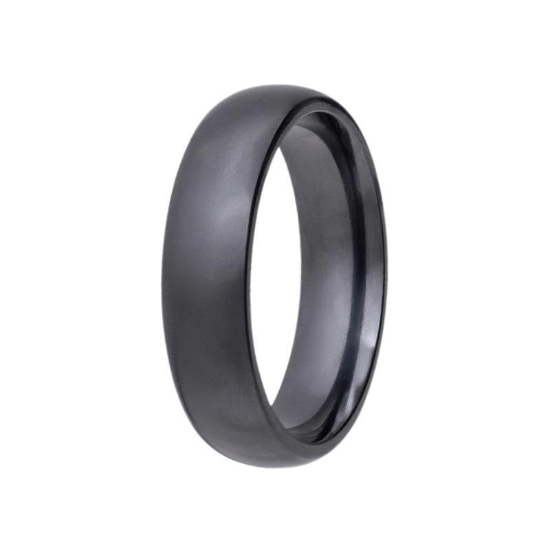(7mm) Zirconium Dome Matte Finish - K7Z611-8.5-Heavy Stone-Renee Taylor Gallery