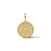 14K Yellow Gold Diamond Bujukan Capricorn Medallion Pendant - PT7576Y45JJ-Gabriel & Co.-Renee Taylor Gallery