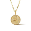 14K Yellow Gold Diamond Bujukan Sagittarius Medallion Pendant - PT7575Y45JJ-Gabriel & Co.-Renee Taylor Gallery
