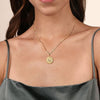 14K Yellow Gold Diamond Bujukan Sagittarius Medallion Pendant - PT7575Y45JJ-Gabriel & Co.-Renee Taylor Gallery