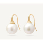 18K Yellow Gold Freshwater Pearl Drop Earrings - OB1653-A PL01 Y 02-Marco Bicego-Renee Taylor Gallery