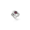 Sterling Silver Plated Ring with Large Heart and Central Pink Crystal - ANI0842RSAMTL-UNO de 50-Renee Taylor Gallery