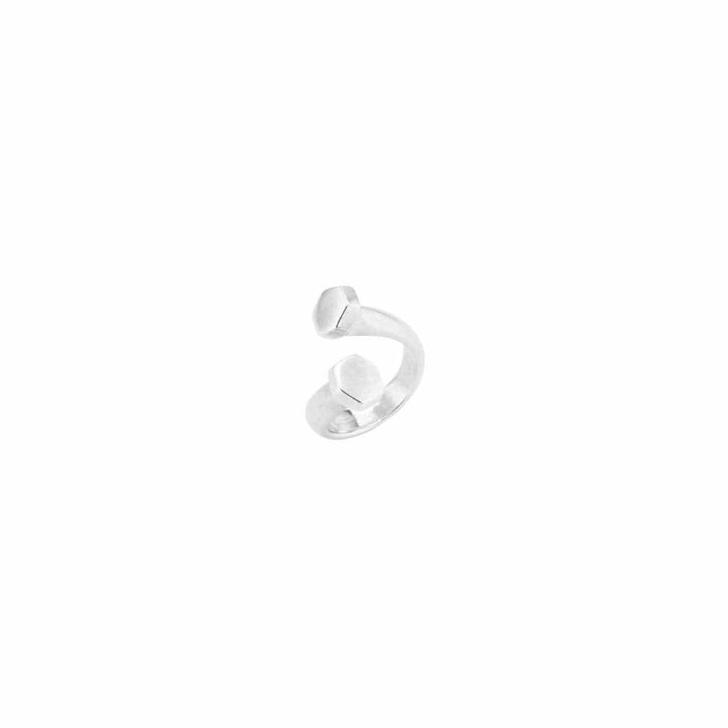 Sterling Silver Plated Ring - ANI0655MTL000-UNO de 50-Renee Taylor Gallery