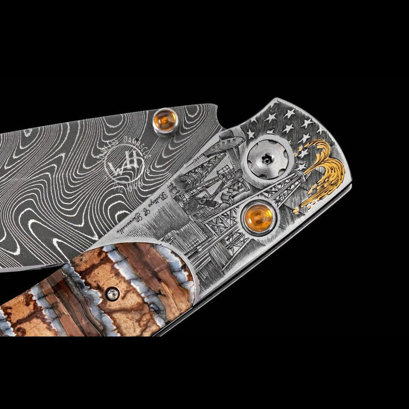 Spearpoint American Crude IV Limited Edition Knife - B12 AMERICAN CRUDE IV-William Henry-Renee Taylor Gallery