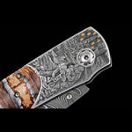 Spearpoint American Crude IV Limited Edition Knife - B12 AMERICAN CRUDE IV-William Henry-Renee Taylor Gallery