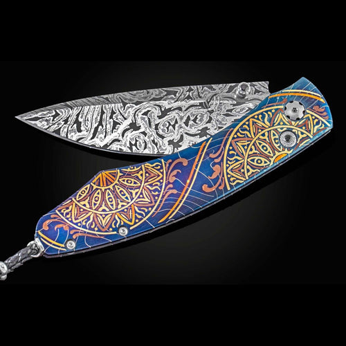 Spearpoint Blue Mandala Limited Edition - B12 BLUE MANDALA-William Henry-Renee Taylor Gallery