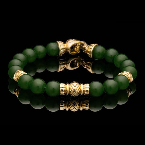 Men's Jade Tikal Bracelet - BB62 J YG-William Henry-Renee Taylor Gallery