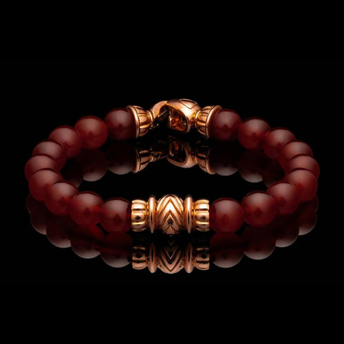 Men's Carnelian Pilas Bracelet - BB63 CARN RG-William Henry-Renee Taylor Gallery