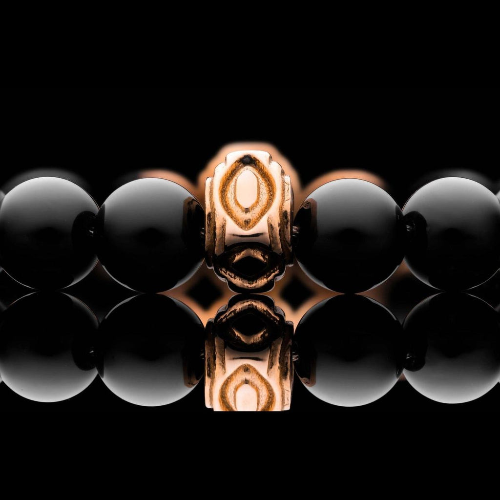 Men's Black Onyx Copan Bracelet - BB64 BO RG-William Henry-Renee Taylor Gallery