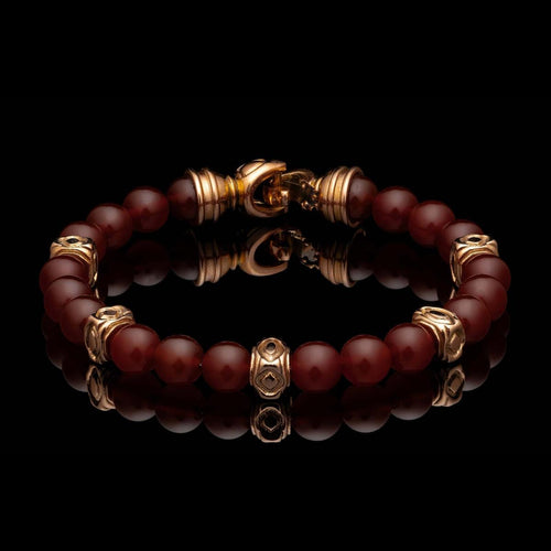Men's Carnelian Copan Bracelet - BB64 CARN RG-William Henry-Renee Taylor Gallery