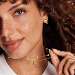 The Pink Stud Earrings-Pink Pearl - ER1086GPPL00-Julie Vos-Renee Taylor Gallery