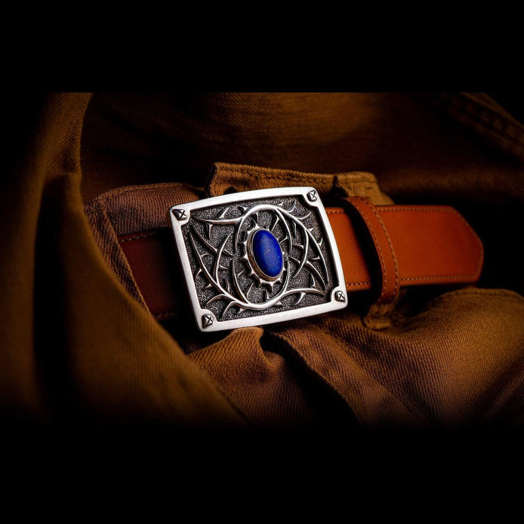 Buckle 1 Antlers Belt Buckle - BKL1 ANTLERS-William Henry-Renee Taylor Gallery