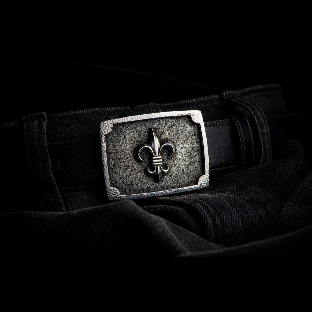 Buckle 1 Fleur De Lis Belt Buckle - BKL1 FLEUR DE LIS-William Henry-Renee Taylor Gallery
