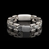 Men's Red Tiger Eye Identity Bracelet - BR24 RTE-William Henry-Renee Taylor Gallery