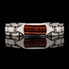Men's Red Tiger Eye Identity Bracelet - BR24 RTE-William Henry-Renee Taylor Gallery