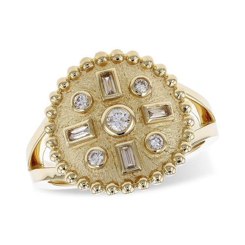 14K Gold & Diamond Ring - D5970-Allison Kaufman Company-Renee Taylor Gallery